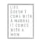 Stupell Industries Doesn't Come With Manual Mom Appreciation Phrase Grey Text in Gray Frame Wall Art